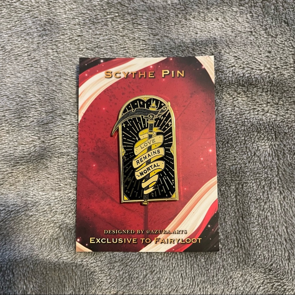 Fairyloot Scythe Enamel Pin